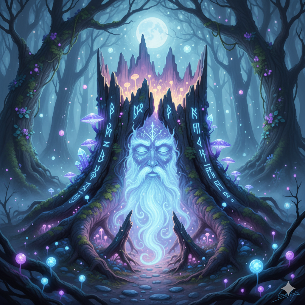 Пень мудрый в день сопряжения (о нем позже)