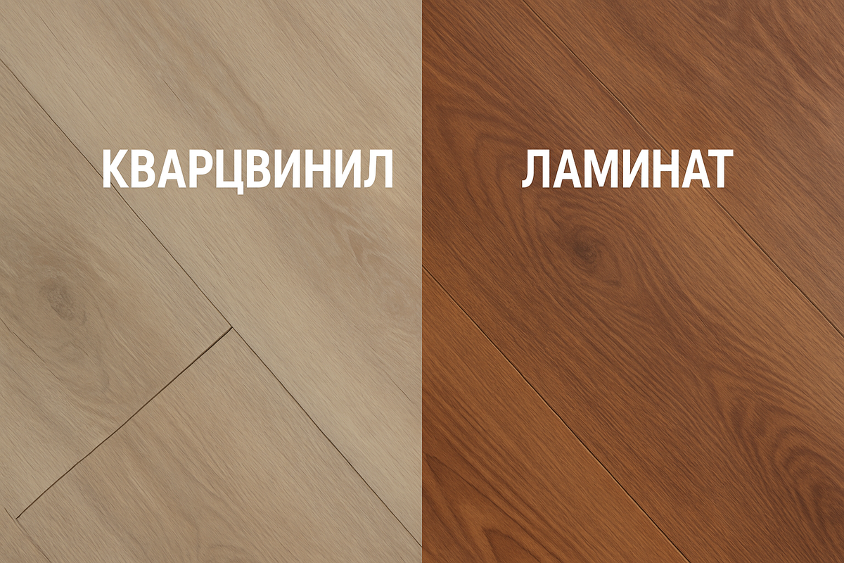 кварцвинил или ламинат