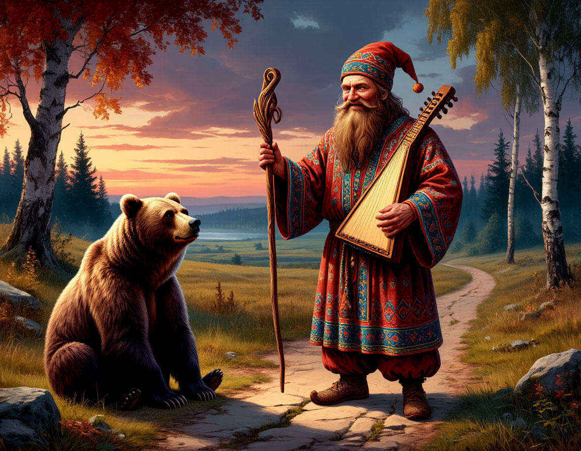 Это от Шедеврума иллюстрация. От иностранных - вапше #@#дец