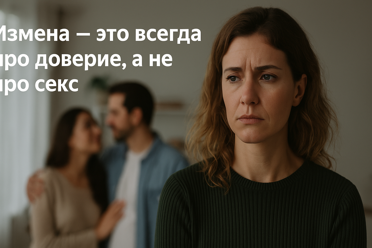 Измена — это всегда про доверие, а не про секс