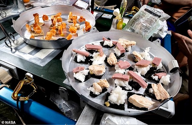 Казалось бы, астронавтам сложно отклониться от привычного рациона, учитывая наличие в нём таких ингредиентов, как морские водоросли, тунец и рис. Однако их космические суши выглядят невероятно далекими от традиционных роллов, любимых во всём мире.