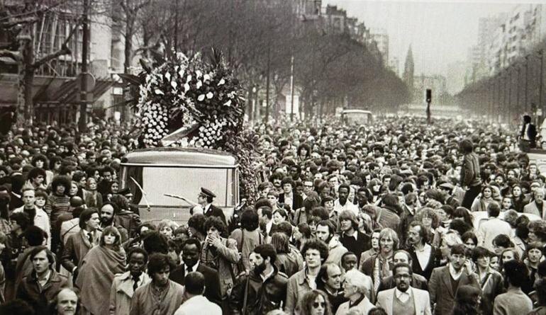 Похороны Сартра, апрель 1980 год