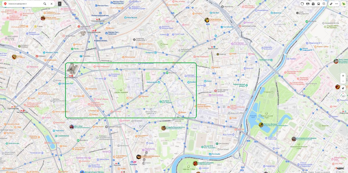 Скриншот Яндекс.карты