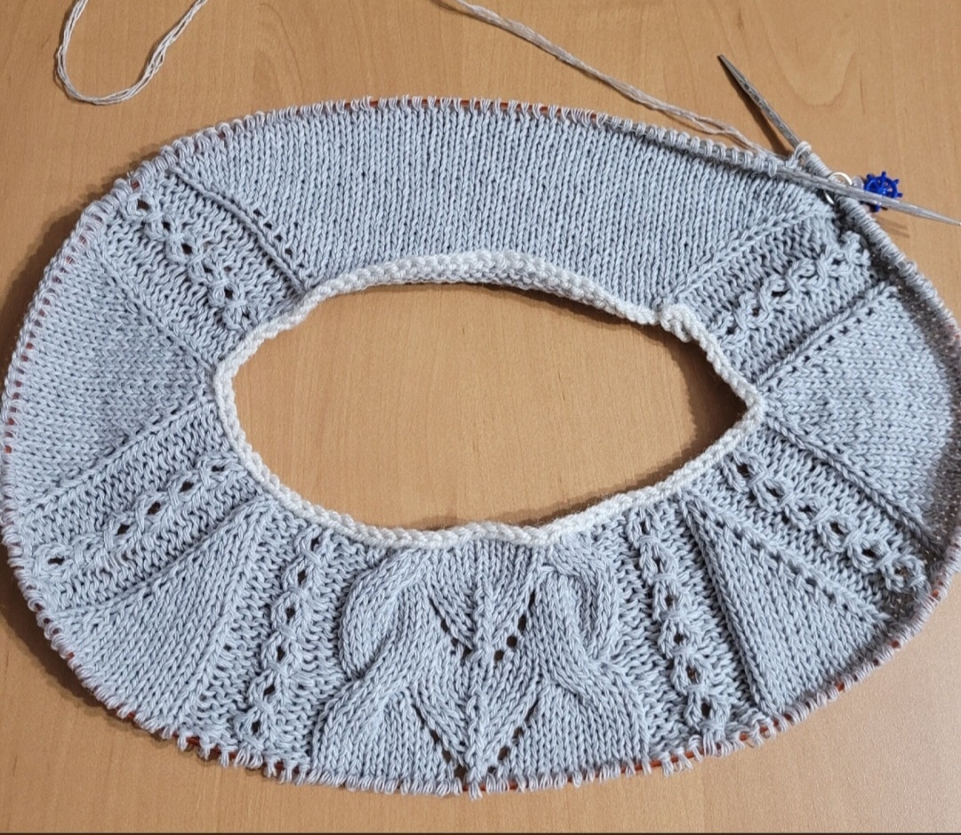 Меринос 100%, красивое начало. До сих пор не знаю, что мне тогда не понравилось🤔