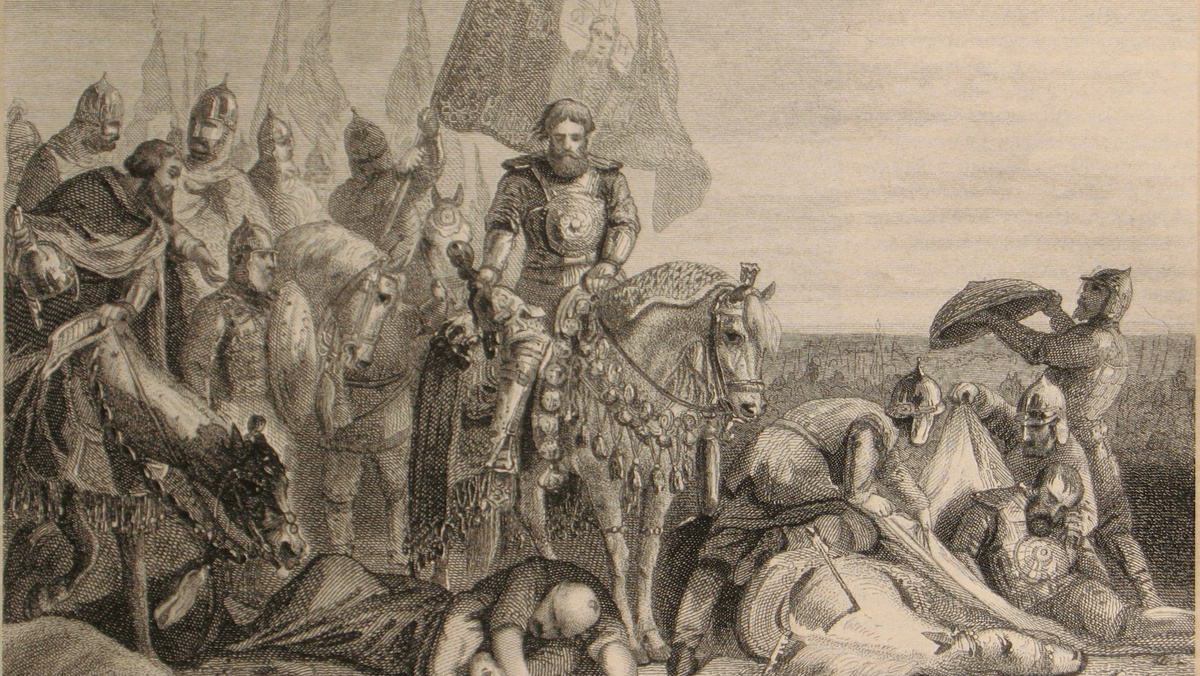     Фото: Wikipedia.org Ученые отмечают, что непосредственное участие правителя в рукопашной схватке маловероятно и даже граничило бы с безрассудством