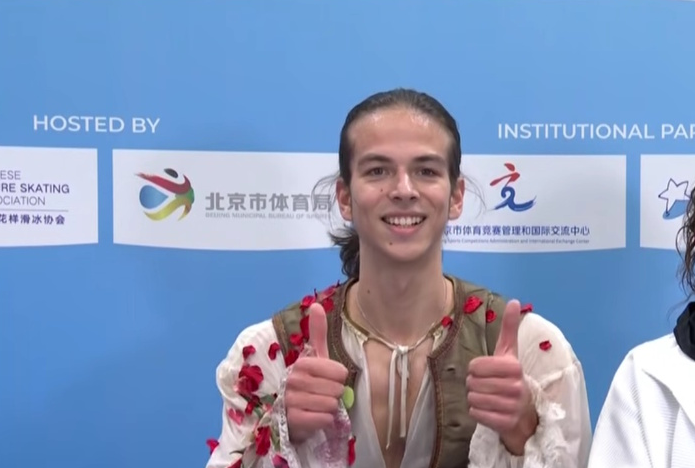 Петр Гуменник отобрался на Олимпиаду. Фото: соцсети