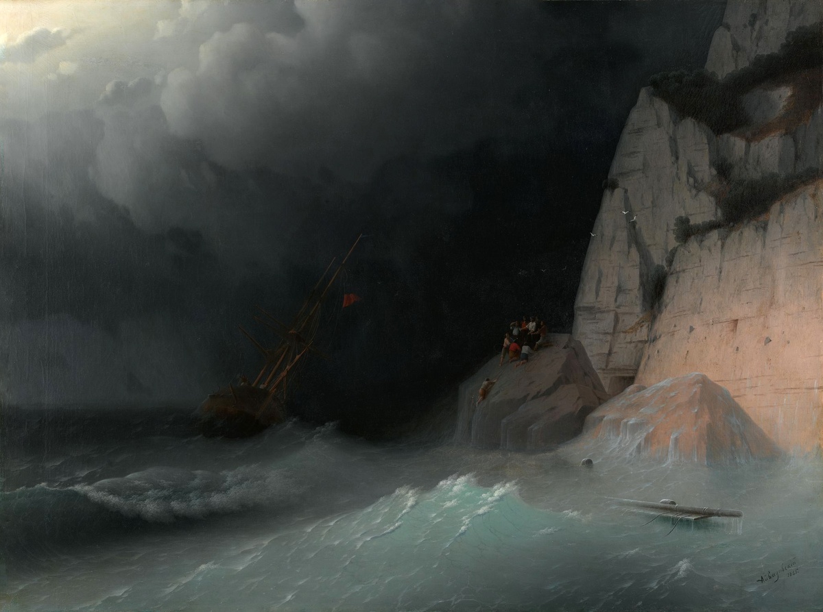 Айвазовский Иван Константинович, Кораблекрушение