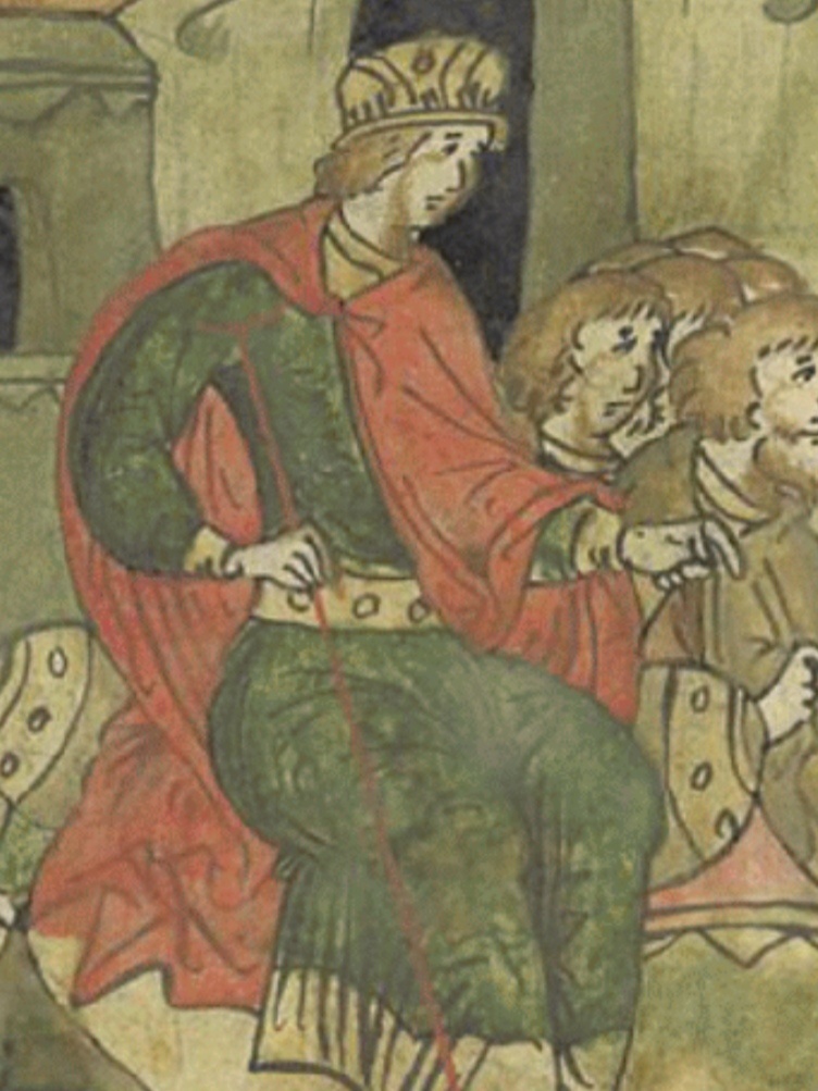 Даниил Романович на илюстрации Лицевого летописного свода Ивана Грозного. XVI век