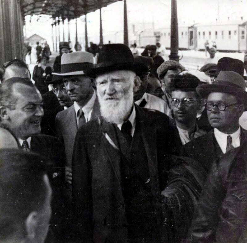 Бернард Шоу в СССР, 1931 год. фото из ria.ru