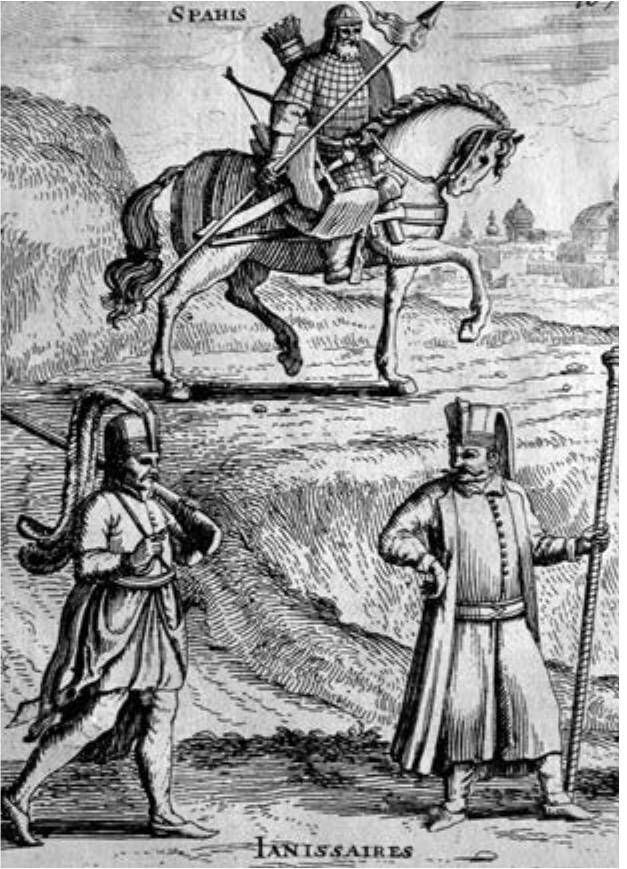 Сипах и янычары, XVI в.