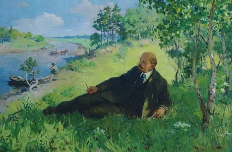 Рылов «Ленин в разливе» Фото из открытого доступа