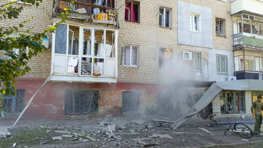    Место ЧП. Фото из официального тг-канала губернатора Запорожской области