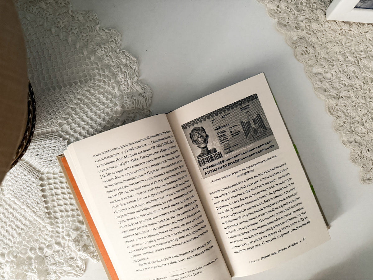 Разворот книги