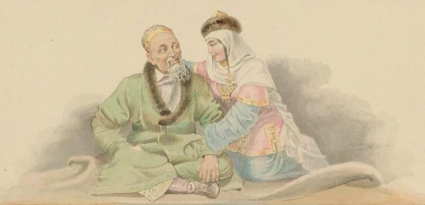 Иллюстрация к поэме "Сузге". Из открытых источников.