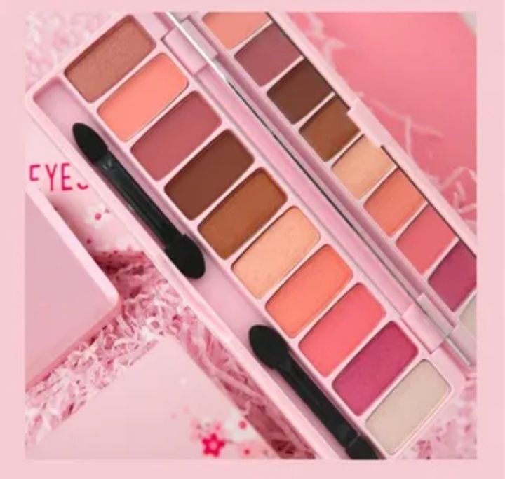 Eyeshadow palette “10 Color Matte Shimmer Nude” 