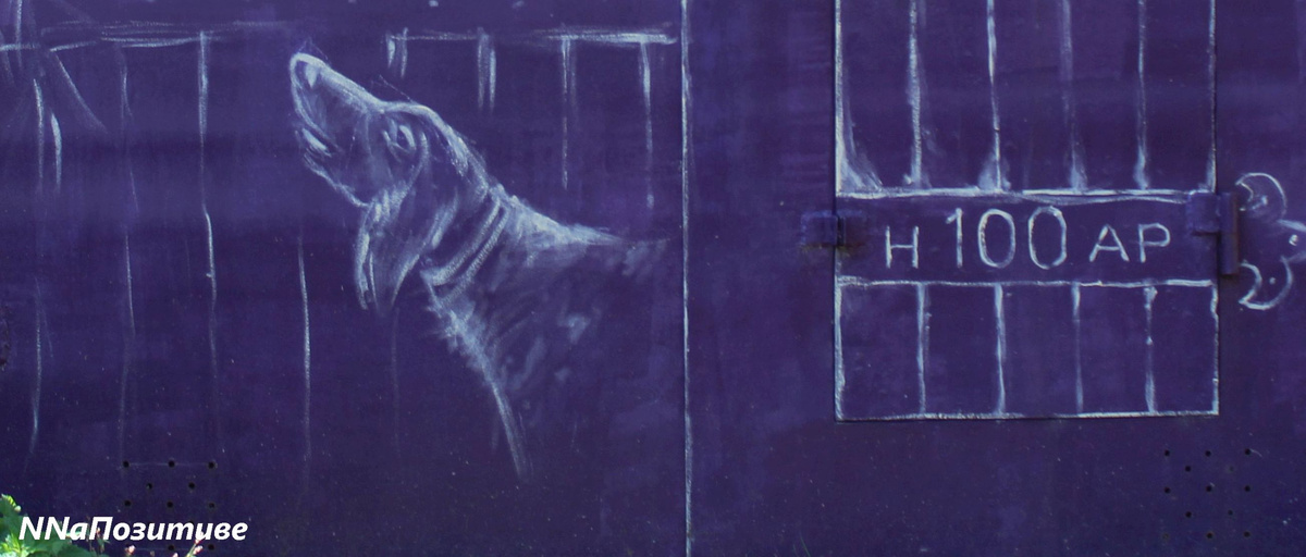 Стрит-арт на месте бывшей конюшни