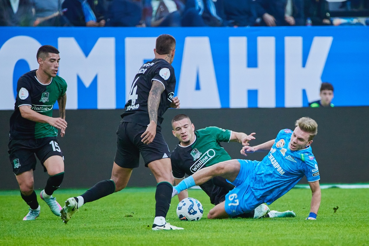     «Зенит» – «Краснодар». Фото: «Зенит»