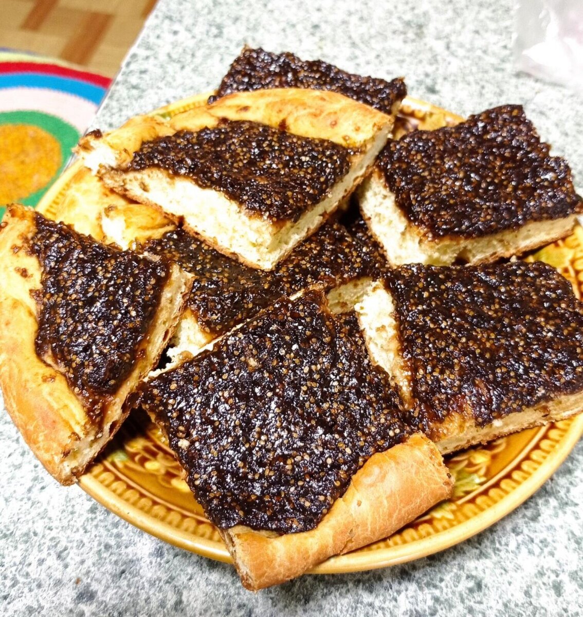 Пирог с паслёновых вареньем 