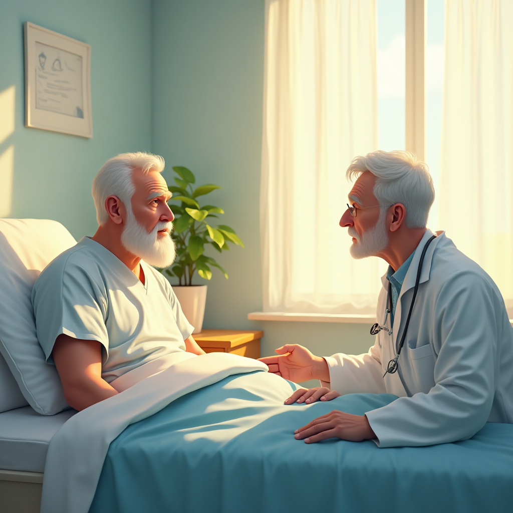 В больнице Сергей оказался у хорошего доктора.