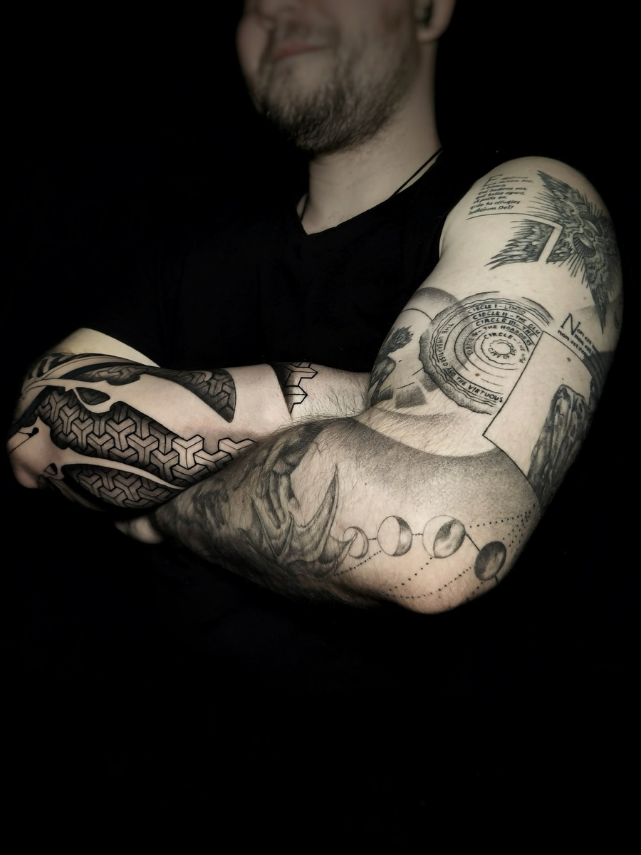 Тату рукав в Москве 