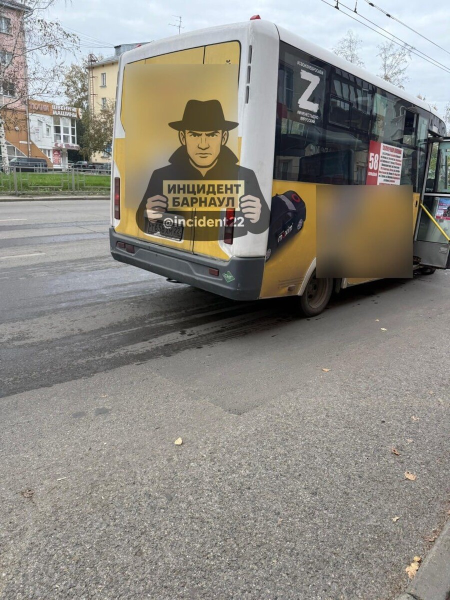    Автобус маршрута №58. Источник: "Инцидент Барнаул"