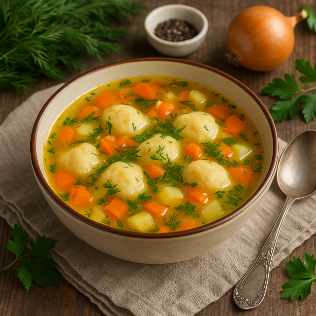 Суп с галушками рецепты от Дарики