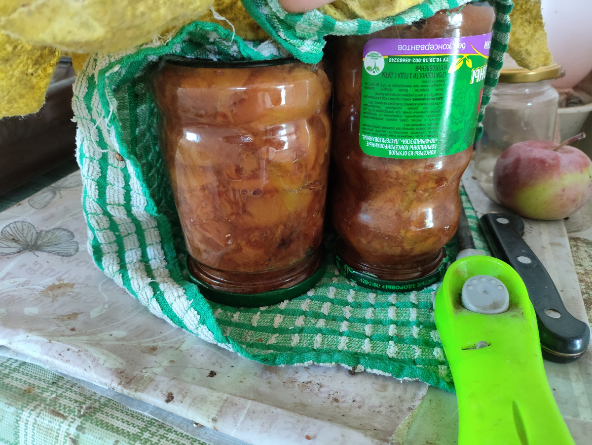 варенье остывает