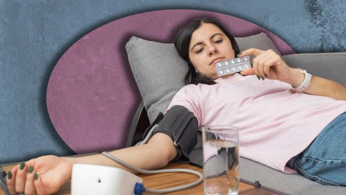 От давления можно схватить гипертонию, а можно гипотензию. Гипертония — это высокое давление. Коллаж © Life.ru Фото © Shutterstock / FOTODOM / Farion_O