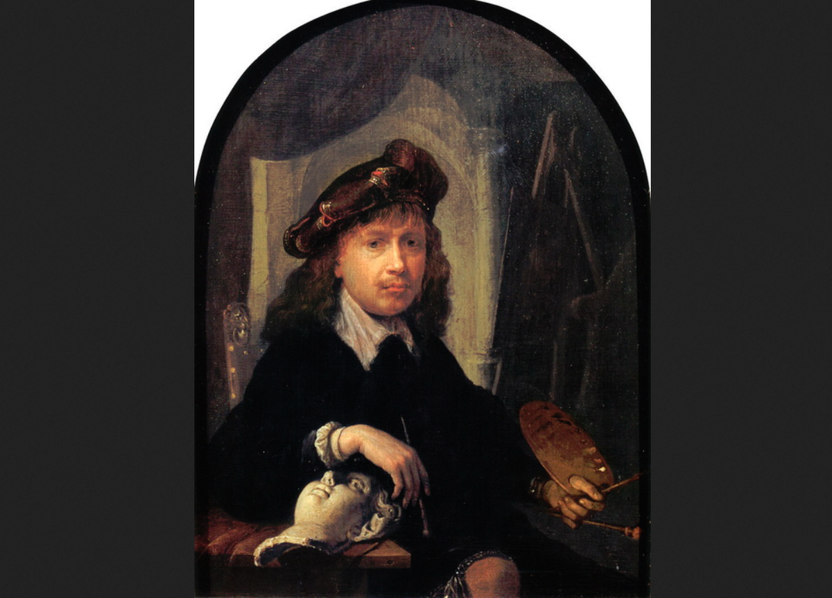 Герард Доу. "Автопортрет".
