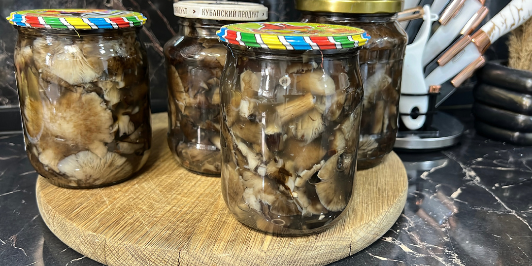Рецепт моих любимых маринованных опят на зиму