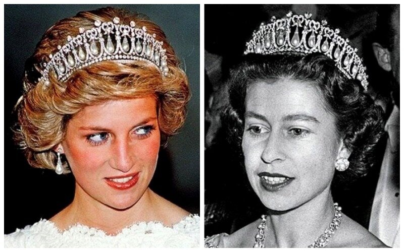 Принцесса Диана и Елизавета II