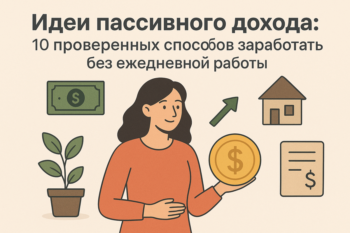 Идеи пассивного дохода: 10 проверенных способов заработать без ежедневной работы