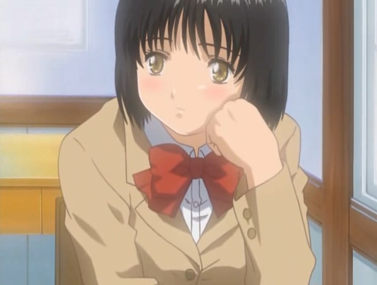 Да. Её любимым был её учитель и... муж. Они уже были женаты. Тайно. Как же она его обожает. Ей всегда так приятно смотреть на его лицо, когда он оборачивается к классу, ведя урок...