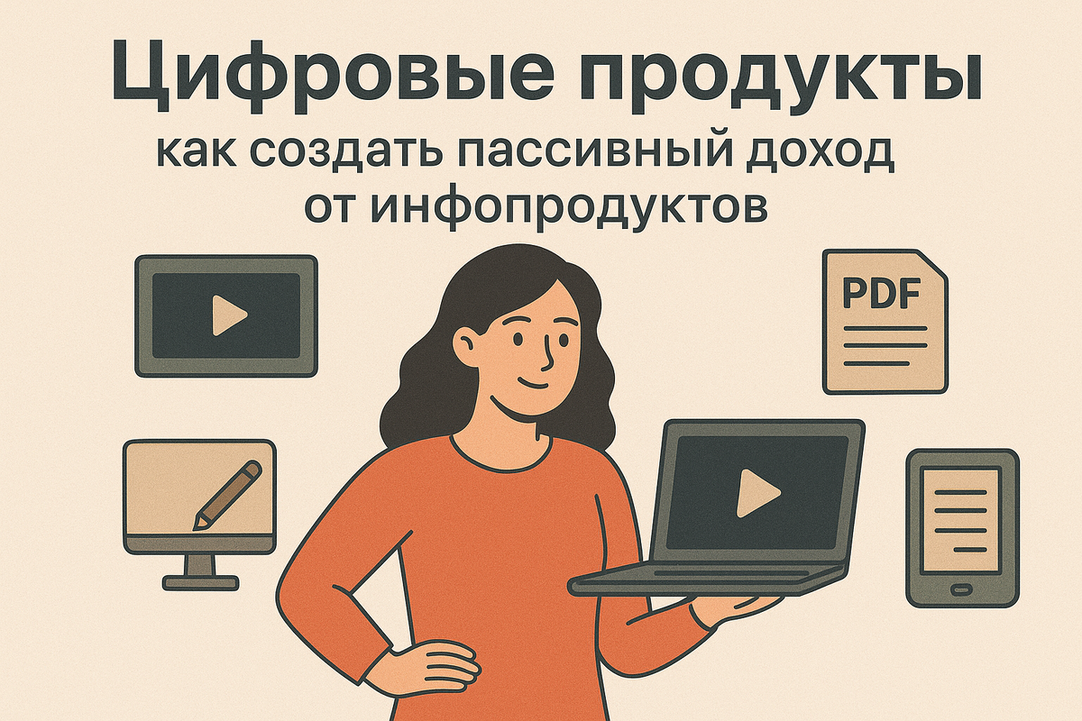 Цифровые продукты: как создать пассивный доход от инфопродуктов 