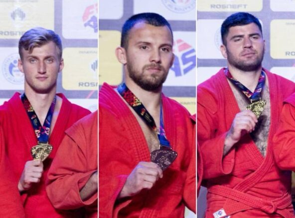    Фото: Слева направо - Денис Баканов, Денис Пастернак, Аслан Джиоев / admkrai.krasnodar.ru