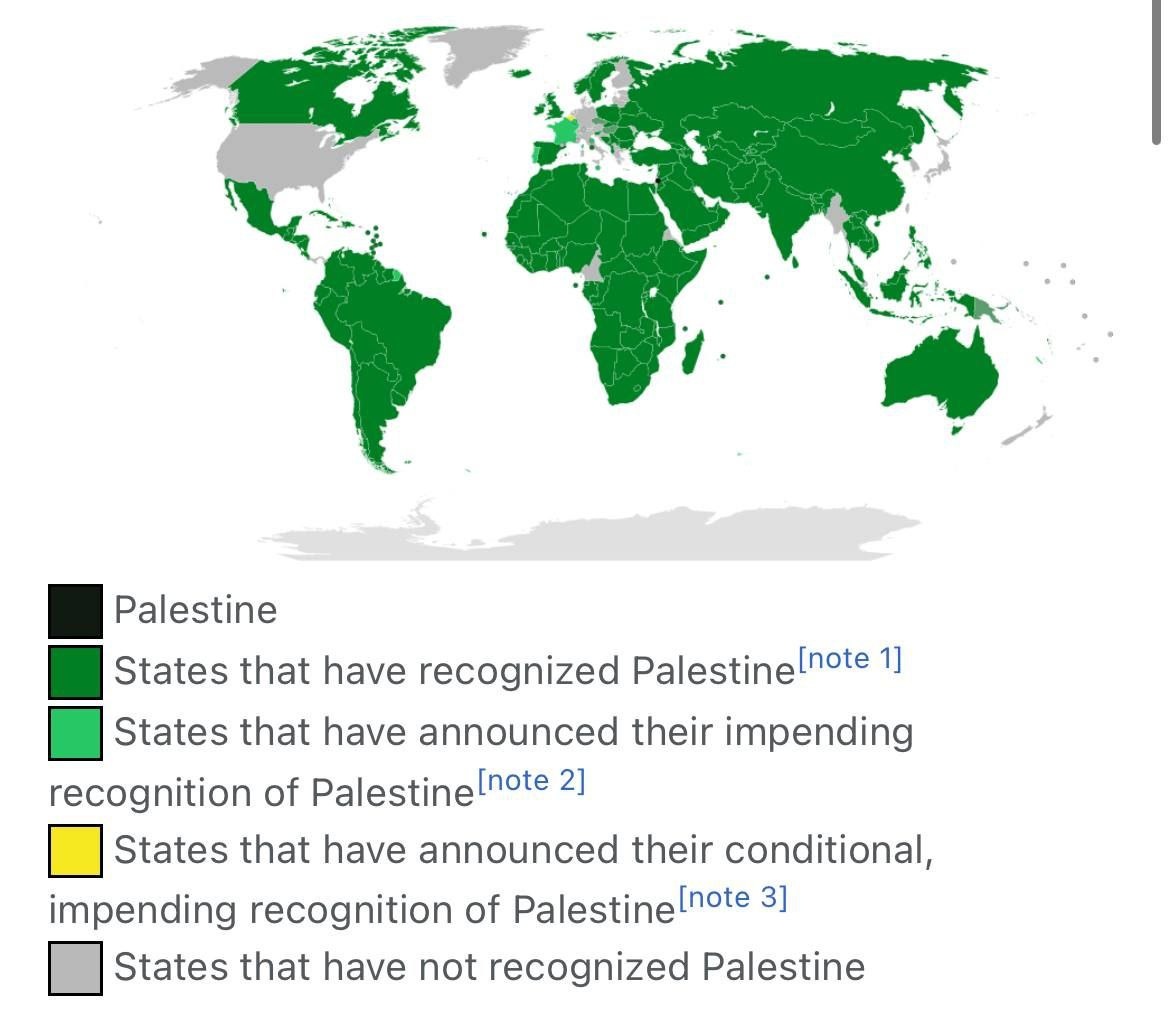 🇵 🇸 List of countries that now recognize Palestine JUST updated with UK, ...