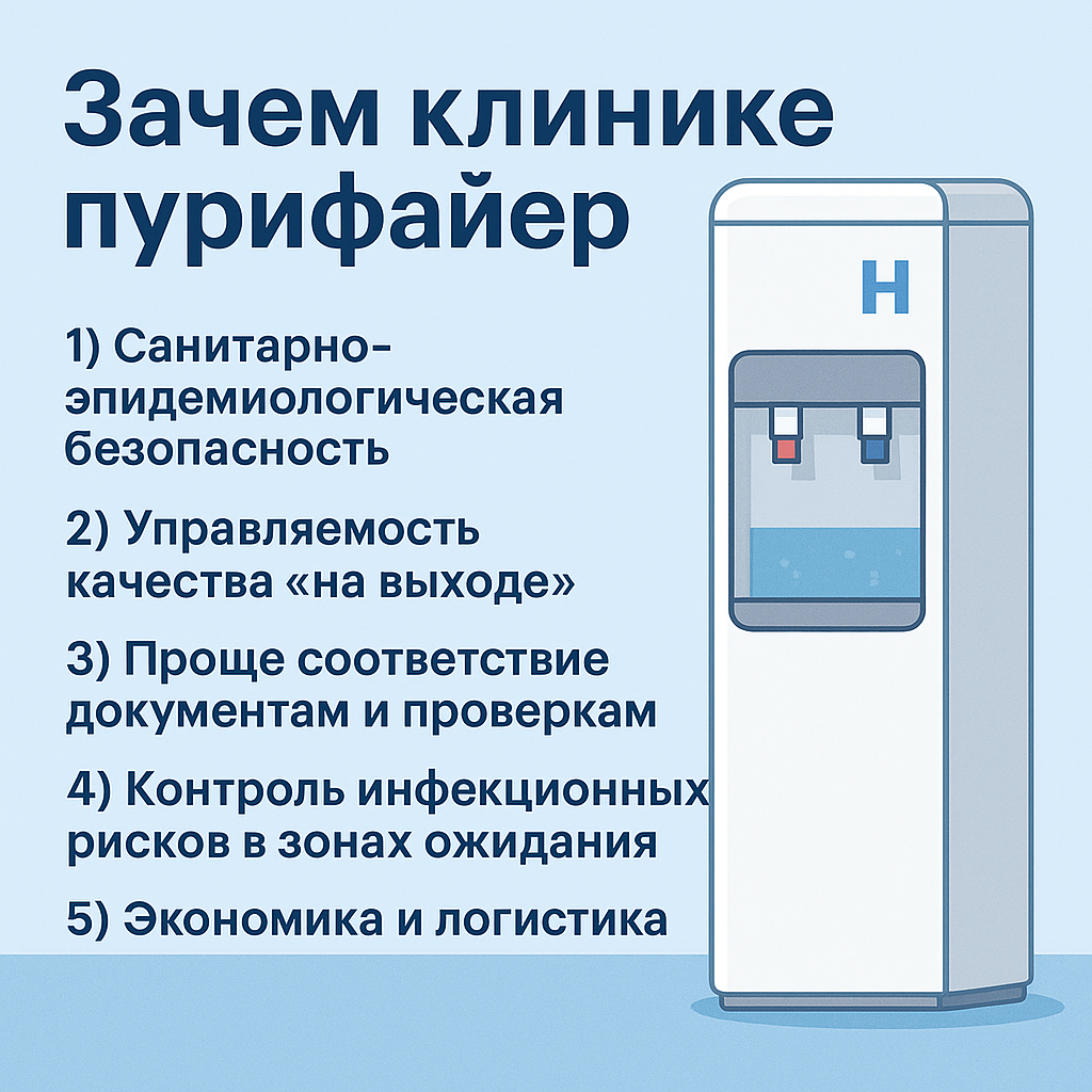 Пурифайер в клинике