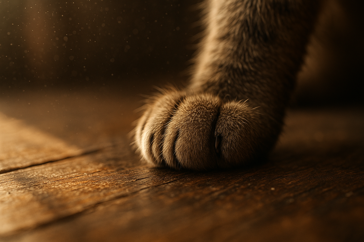 👉 Мои лапки читают вибрации мира!