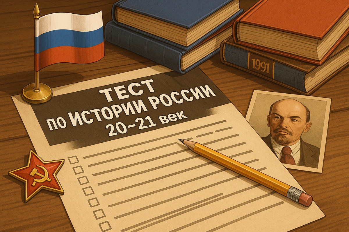 ✅ Тест по истории России (1900–2022)