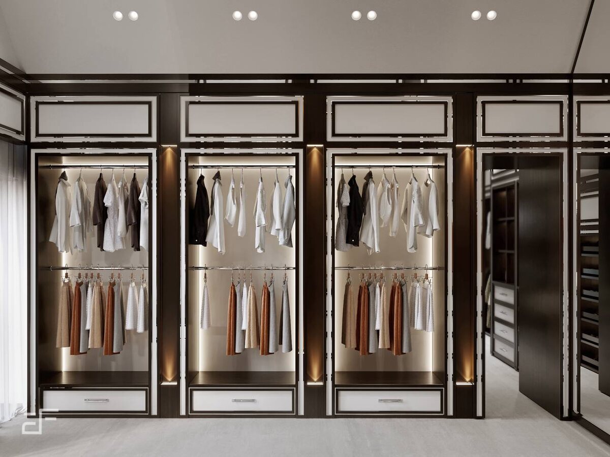Стиль и функциональность: идеальный дизайн гардеробной