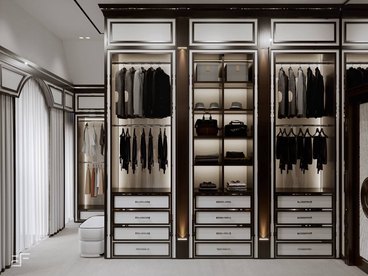 Стиль и функциональность: идеальный дизайн гардеробной