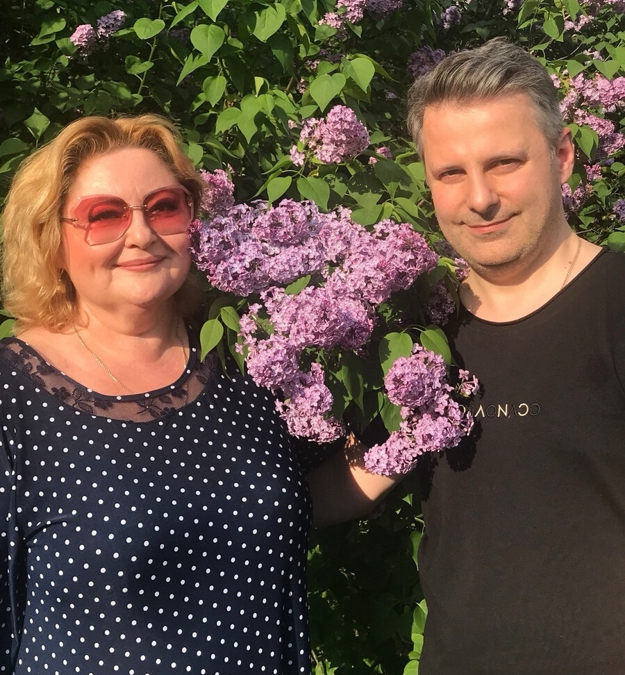 Юлия Сулес и её муж Евгений Сулес