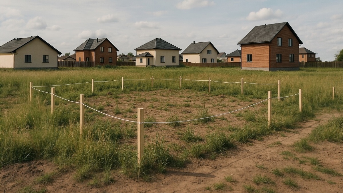 Будущий дом начинается с выбора участка.