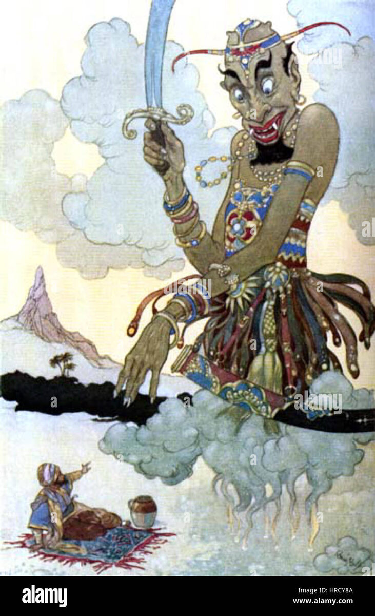 Возникла аналогия с джиннами...