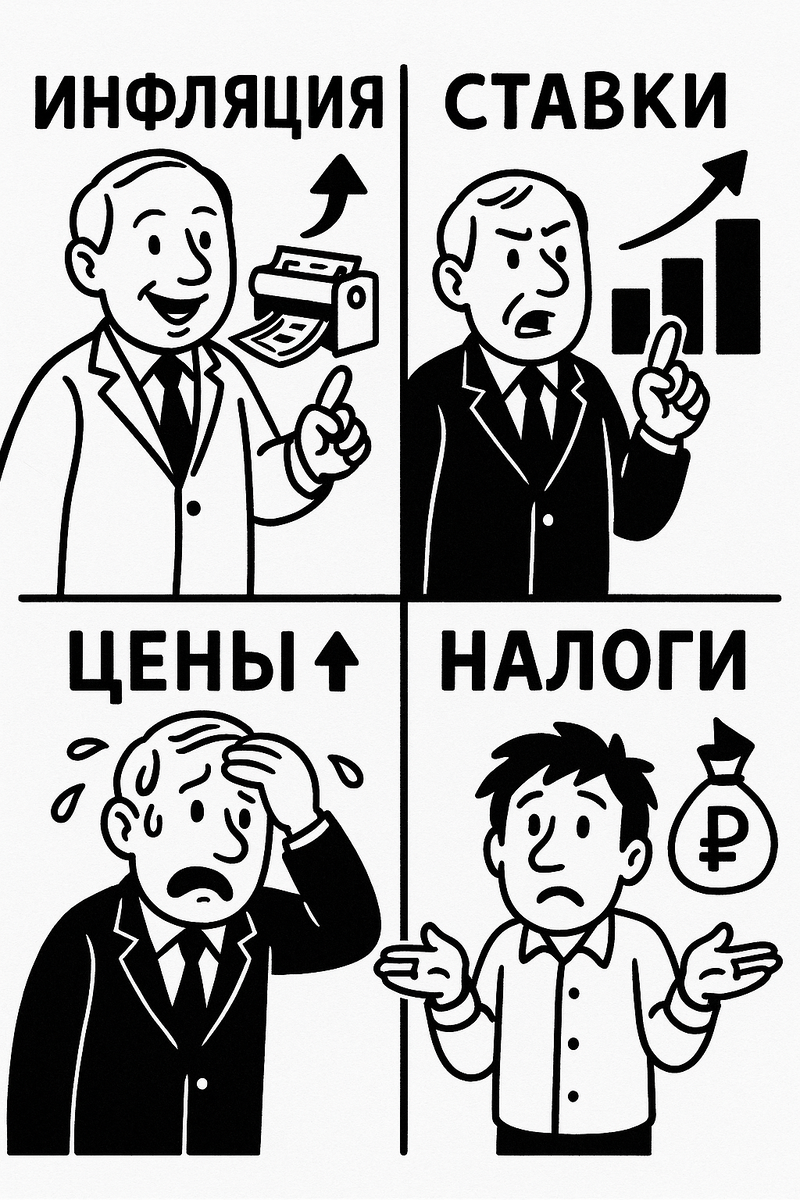 Вечный аттракцион подорожаний: от ключевой ставки до коммуналки — цирк, в котором платит зритель