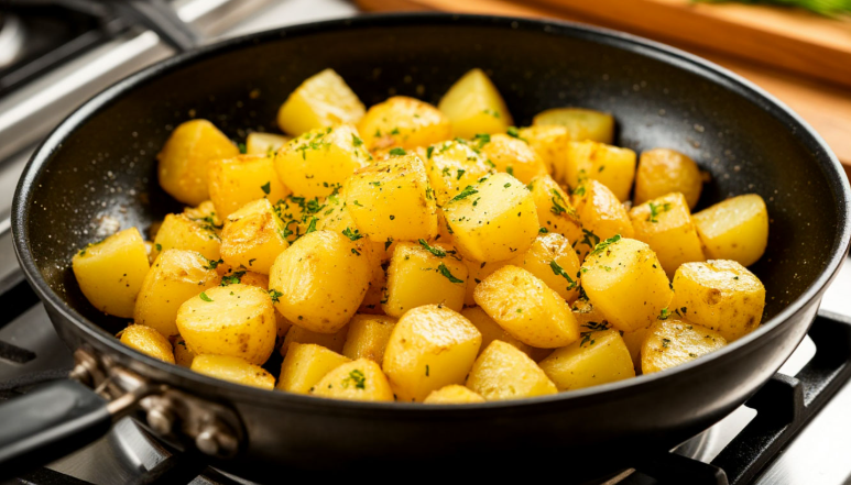 Что добавить в жареную картошку, чтобы она исчезала со сковороды за секунды?