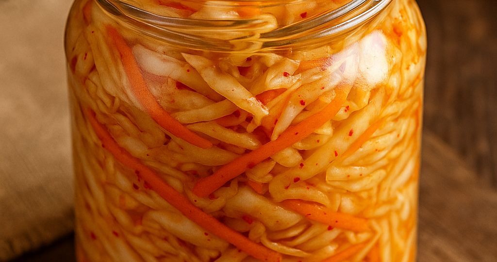 Капуста по-корейски в банке за ночь: хрустящая и острая, лучше магазинной!