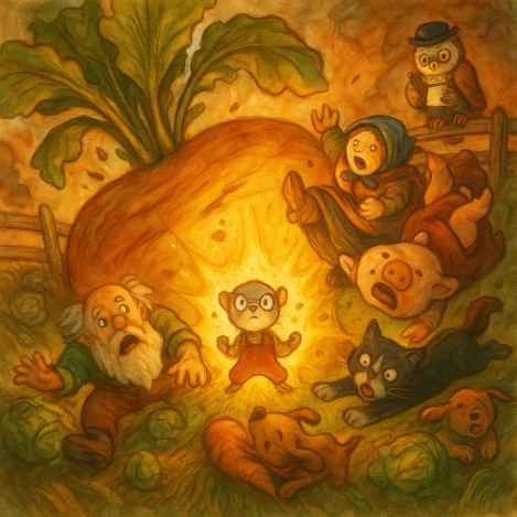 Репка и Суперсила (Иллюстрация предоставлена Гордеевым Никитой)