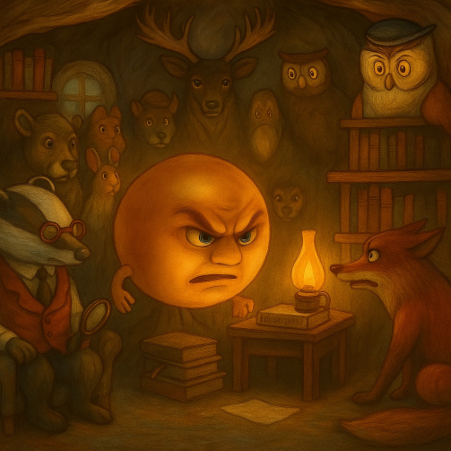 Недобрый КОЛОБОК (Иллюстрация предоставлена Гордеевым Никитой)