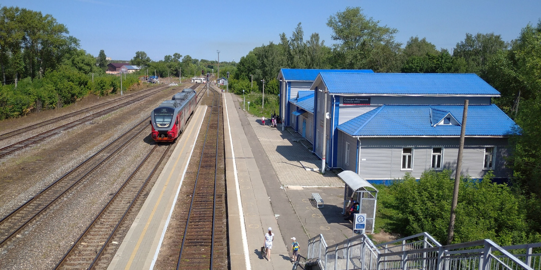 К Волге по новоиспечённой ж/д ветке! В Волгореченск электричкой и дизель-поездом РА3 "Орлан".